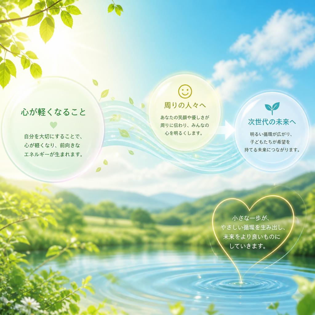 心の軽さは未来の笑顔を生む