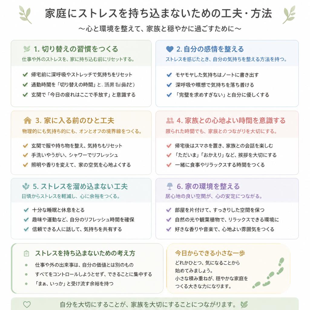 ストレスフリーな家庭環境の実現