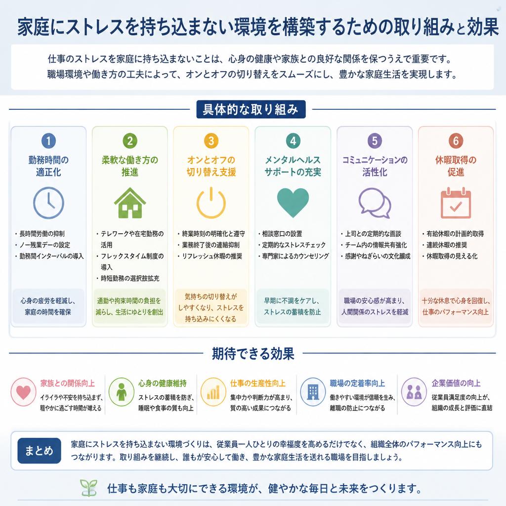ストレスフリーな環境づくり