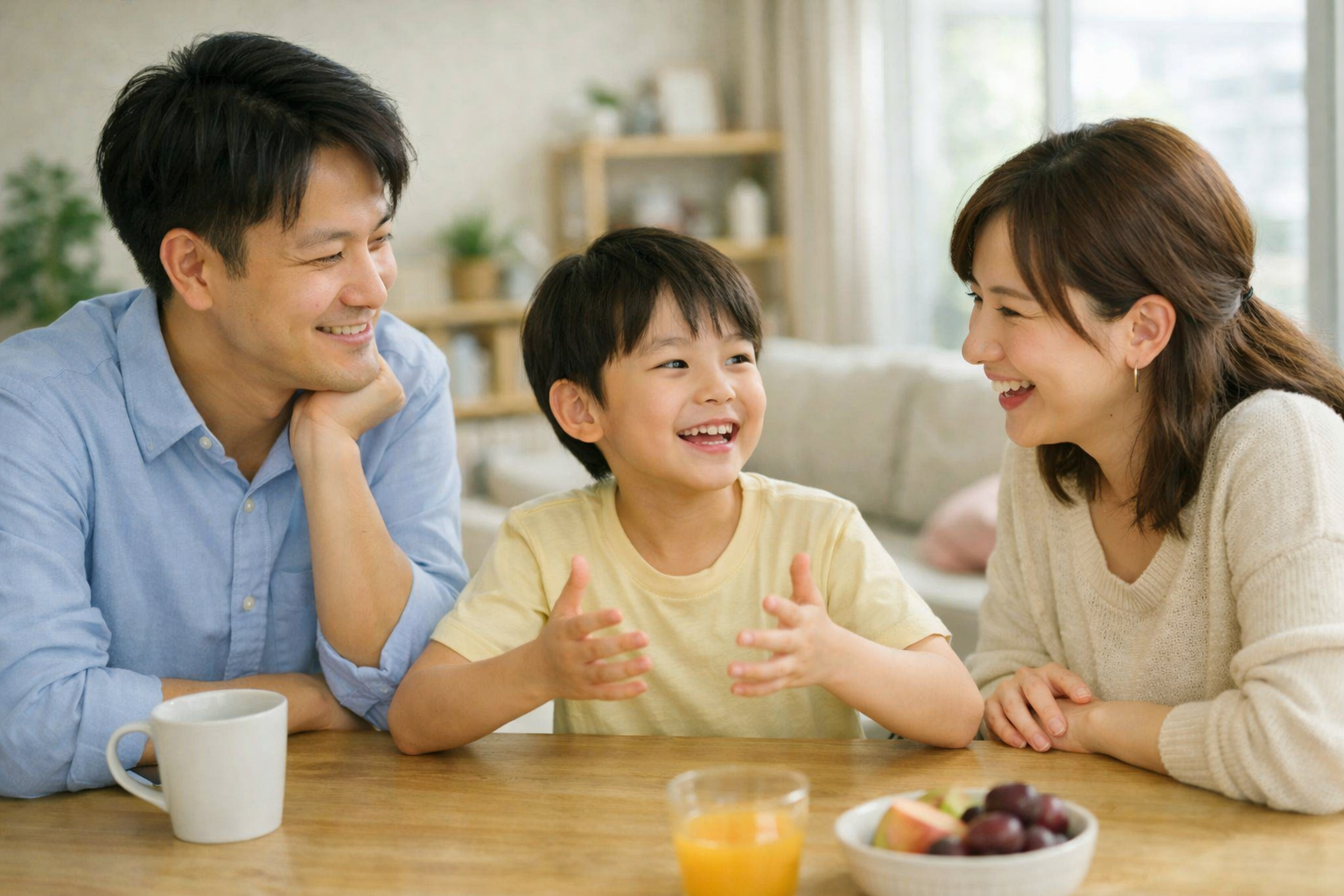 家庭への好影響