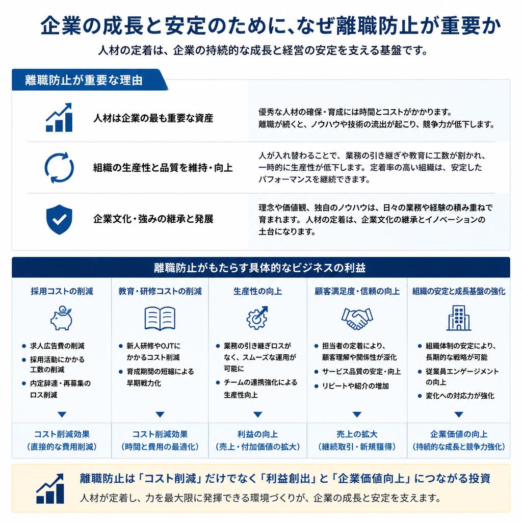 離職防止の重要性