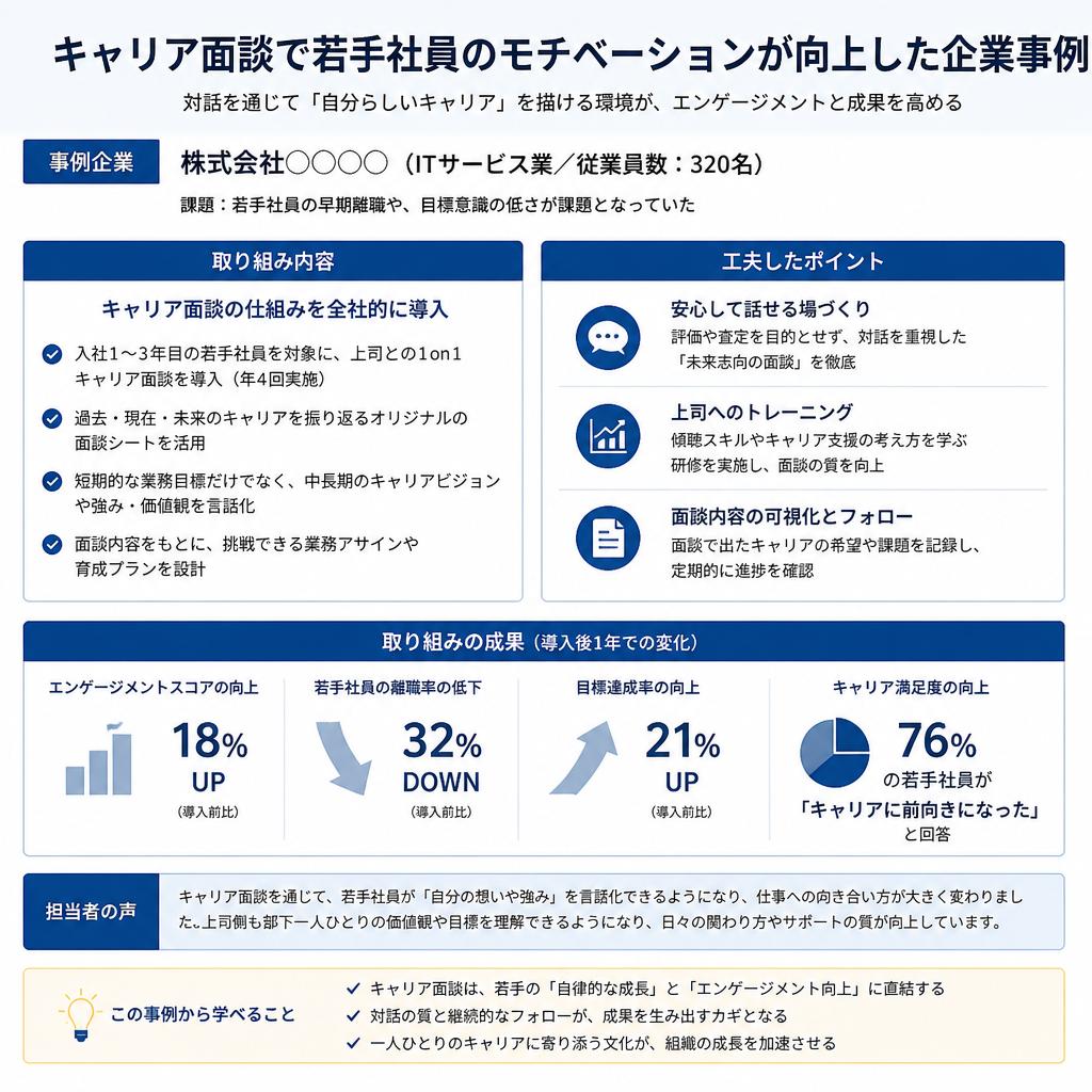 事例紹介：キャリア面談の成功事例