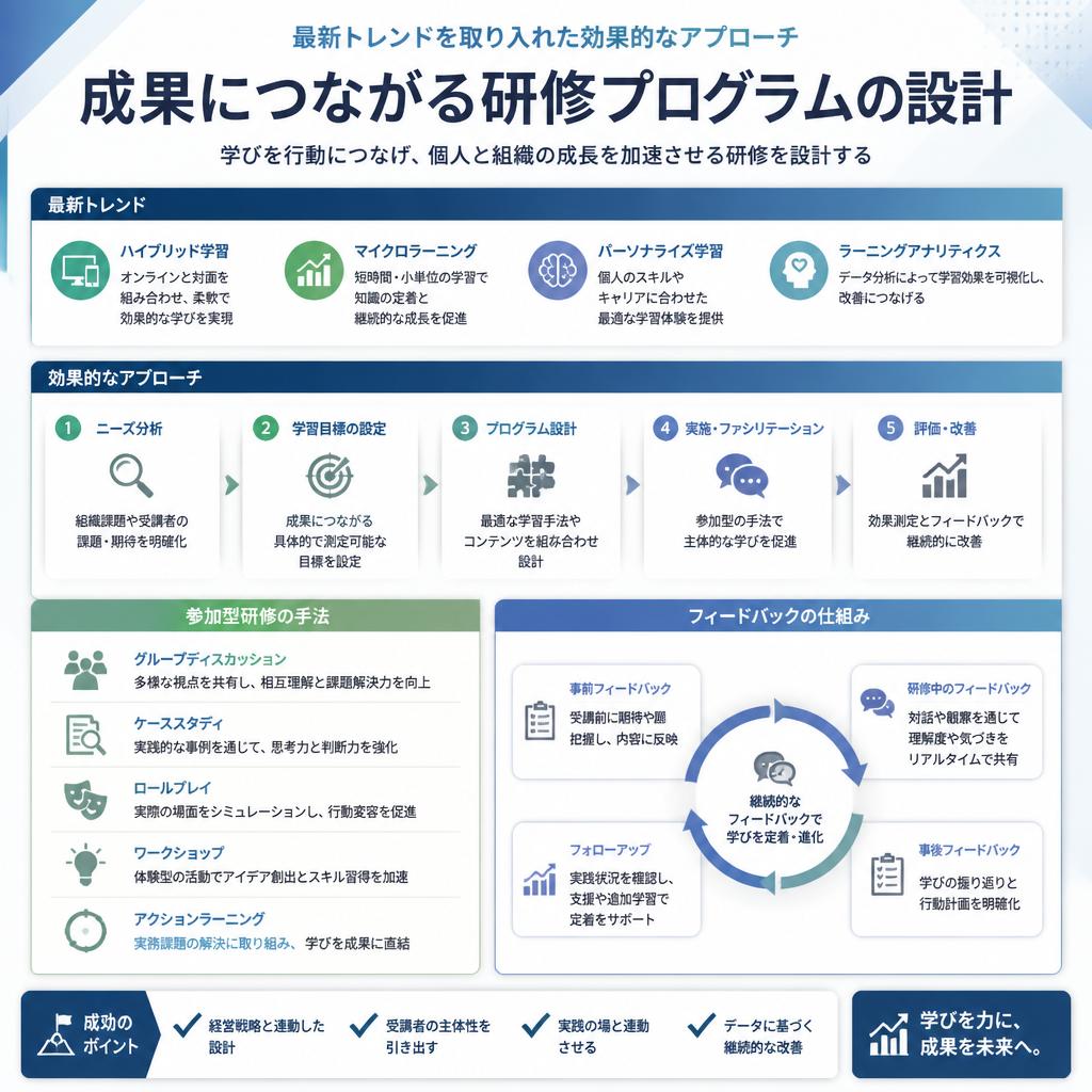 成功する新入社員研修の設計