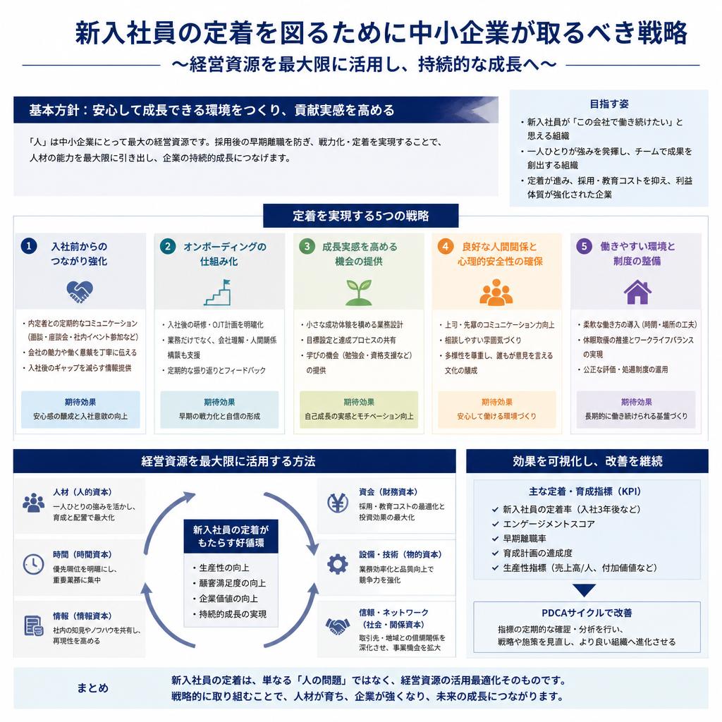 中小企業における人材定着のカギ