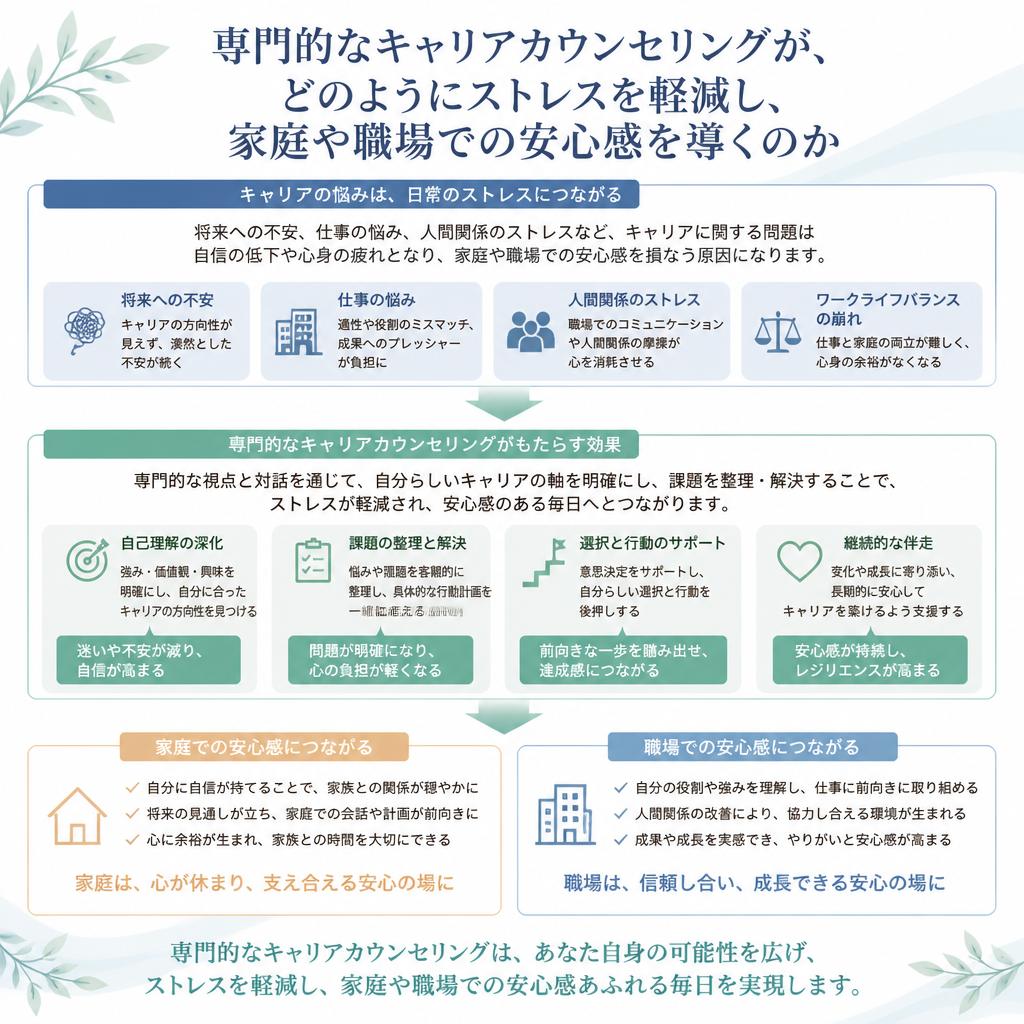 専門的なキャリアカウンセリング