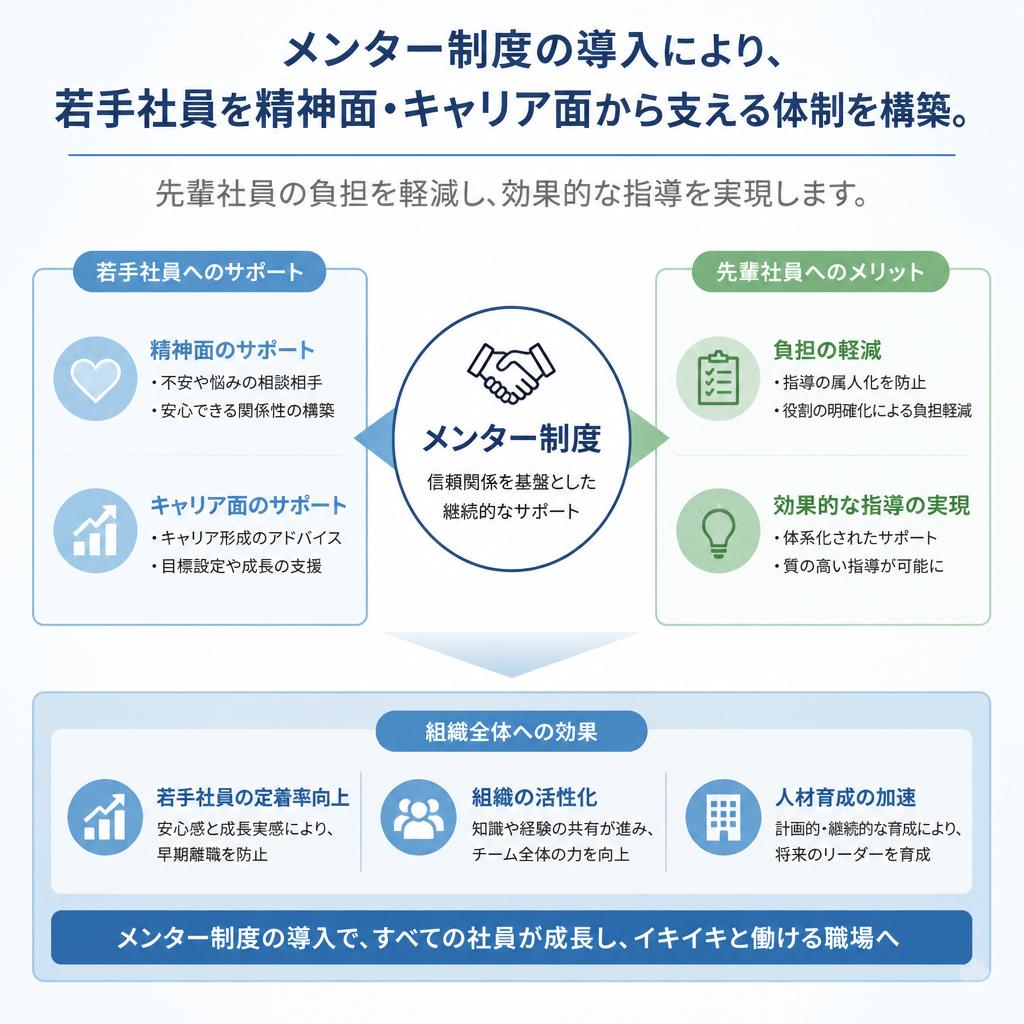 メンター制度導入がもたらす新しい価値