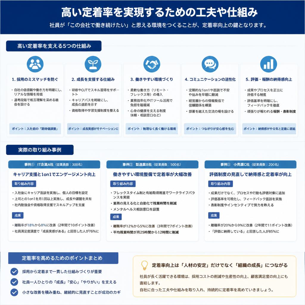 4. 定着率を高めるための工夫